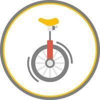 Unicycle Vector Icon Design