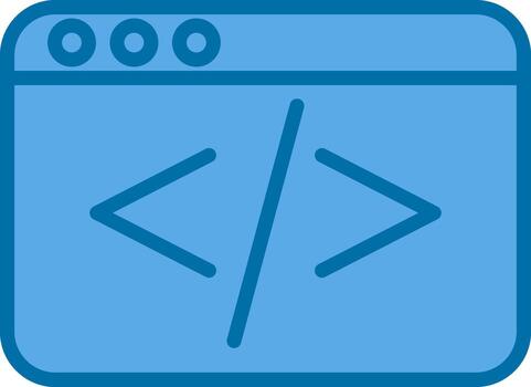 codificación vector icono diseño