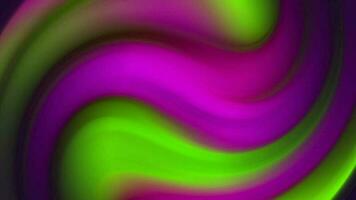 roze en groen gedraaid helling achtergronden, abstract neon holografische achtergrond. video