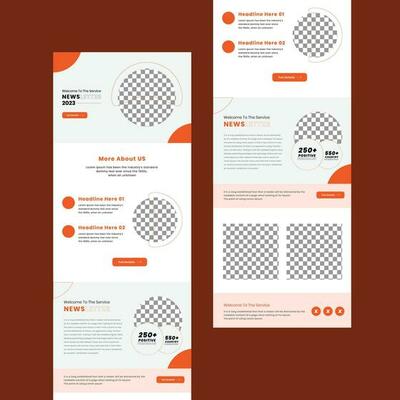 Professional Email Marketing Template Design