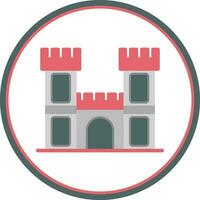 diseño de icono de vector de castillo