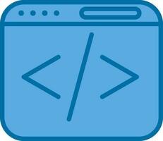 Web coding Vector Icon Design