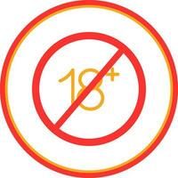 Prohibited Vector Icon Design