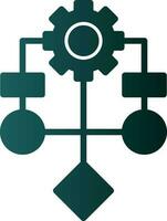 Algorithm Vector Icon Design