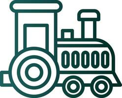 Toy train Vector Icon Design