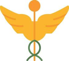 Caduceus Vector Icon Design