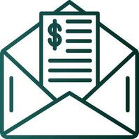 Paycheck Vector Icon Design