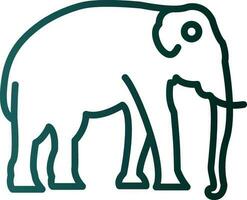 Elephant Vector Icon Design