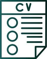 CV Vector Icon Design