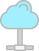 Cloud computing Vector Icon Design