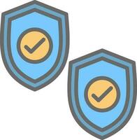 Shields Vector Icon Design