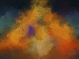 Oil paint brush abstract background colorful photo