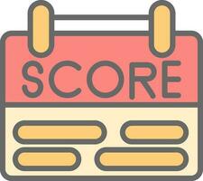 Scoring Vector Icon Design