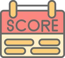 Scoring Vector Icon Design