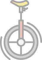 Unicycle Vector Icon Design
