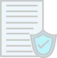File protection Vector Icon Design