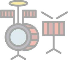 Drums Vector Icon Design