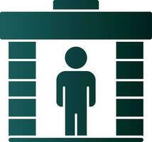 Metal detector Vector Icon Design