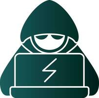 diseño de icono de vector de hacker