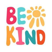 Be kind inscription vector