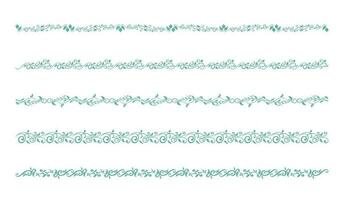 set of vintage vector borders suitable for pattern lines, calligraphy and page margins
