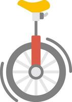 Unicycle Vector Icon Design