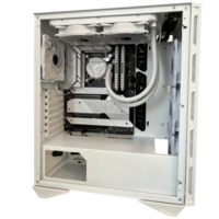 white pc or computer with motherboard png