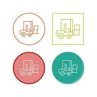 Forklifter Vector Icon