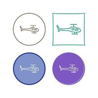 Helicopter Vector Icon