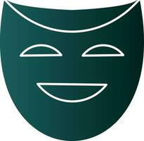 Theater masks Vector Icon Design