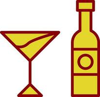 Alcoholic drink Vector Icon Design