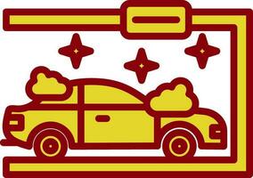 Car painting Vector Icon Design