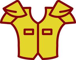 Shoulder pads Vector Icon Design
