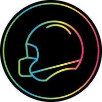 Football helmet Vector Icon Design