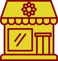 diseño de icono de vector de tienda de flores