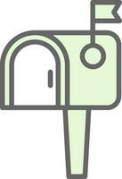 Mailbox Vector Icon Design