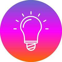 Light bulb Vector Icon Design