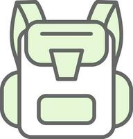 Backpack Vector Icon Design