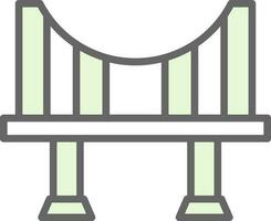 diseño de icono de vector de puente