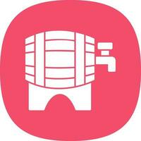 Beer keg Vector Icon Design