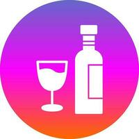 diseño de icono de vector de vino