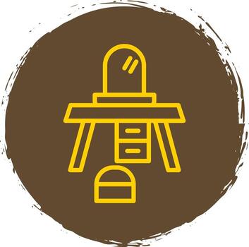 Dressing table Vector Icon Design