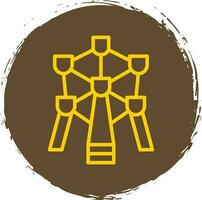 Atomium Vector Icon Design