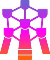 Atomium Vector Icon Design