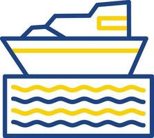 diseño de icono de vector de barco