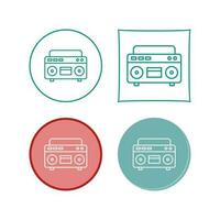 Casette Player Vector Icon