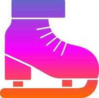 Ice skate Vector Icon Design