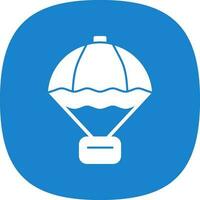 Parachute Vector Icon Design