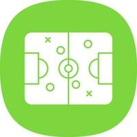 Football field Vector Icon Design