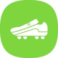 diseño de icono de vector de botas de fútbol